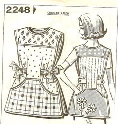 an old fashion sewing pattern from the 1950's