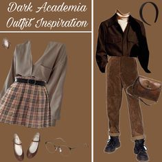 Academia Lookbook, Dark Academia Outfits, Dark Academy, Academia Outfits, Aesthetic Inspiration, Light Academia, Art Clothes, Style Board