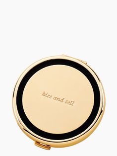 Kate Spade compact mirror Kiss And Tell, Kate Spade Bridal, Casual Grooms, Wedding Gifts For Parents, Mother Of The Groom Gifts, Bridal Party Favors, Bridesmaid Gifts Jewelry, Maid Of Honour Gifts, Wedding Guide