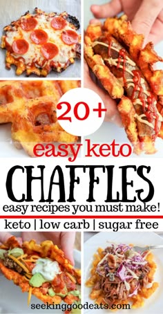 20 easy keto chaffles that are low carb and sugar free