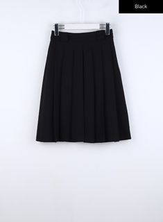 pleated-midi-skirt-co327 / Black Black Fitted Tennis Skirt With Pleated Waist, Fitted Black Tennis Skirt With Pleated Waist, Black Pleated Waist Tennis Skirt, Fitted Black Skort With Pleated Hem, Black Fitted Skort With Pleated Waist, Black Pleated Hem Tennis Skirt For Summer, Workwear Mini Pleated Skirt With Pleated Hem, Fitted Black Skort With Pleated Waist, Black Casual Pleated Skort