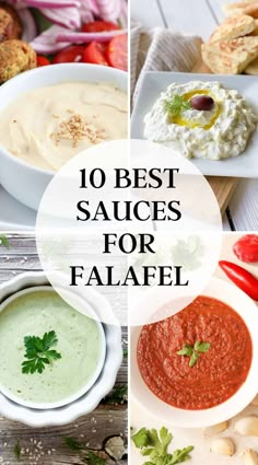 the top 10 best sauces for falafel and other appetizers