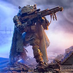 Exclusive 1/18 FEAR IV Mecha Long Range Sniper Action Figure Soldier Action Figures, Military Gear, Toys Photography, Hand Painting, Action Figure, Pre Order, Soldier, Action Figures, Range