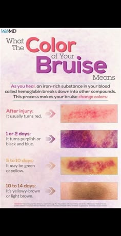 an advertisement for the color of your brush is shown in red, yellow and purple