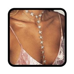 PRICES MAY VARY. Rhinestone choker necklace have extender chain, free size.It can match with suitable apparel for different even. Star necklace long made by alloy and crystals,the workmanship is exquisite and have good color retention, not easy to fade. Choker with long chain fit for women.The best choice for beach,birthday, anniversary, holidays, graduation, Christmas,and any other occasion. Rhinestone Y-necklace with chic design will make you elegant and gorgeous to get more compliment.Gold/Si Silver Star-shaped Choker For Party, Trendy Lariat Choker Necklace For Party, Trendy Adjustable Clavicle Chain Body Jewelry, Silver Trendy Body Chain For Party, Trendy Silver Body Chain For Party, Party Rhinestone Necklace With Adjustable Clavicle Chain, Adjustable Clavicle Rhinestone Necklace For Party, Lariat Clavicle Chain Jewelry For Parties, Crystal Backdrop Necklace For Party