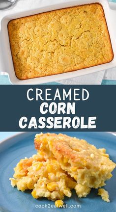 A creamy corn casserole that’s great for holidays or family dinners! Simple and satisfying. Don’t miss out—pin it to make it soon! Corn Casserole Jiffy, Creamed Corn Casserole, Creamed Corn Casserole Recipe, Good Food To Make, Creamy Corn Casserole, Chicken Liver Recipes, Cream Corn Casserole, Thanksgiving Desserts Kids, Chicken Parmesan Recipe Baked