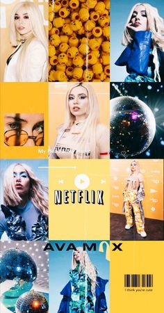 a collage of photos with the words netflixx on it