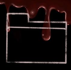 a black background with white lines and red liquid