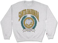 Sweatshirt Inspiration, Uc Santa Barbara, Summer Store, Packing Hacks Clothes, University Shirt, Summer Outfits For Teens, 90s Sweatshirt, Topo Designs, Oversize Fashion