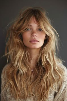 Air Space Haircut, 70s Blonde, Honey Blonde Hair Ideas, Autumn Hair, Summer Blonde, 2024 Year, Honey Blonde Hair