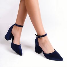 BLUE VELVET HEELS, BLUE VELVET SHOES, BLUE HIGH HEELS, NAVY BLUE HEELS, BLUE BLOCK HEELS, BLUE WEDDING SHOES, ANKLE STRAP HEEL, BRIDAL SHOES As Eleanor Louise, we stand out with our Navy Velvet heeled shoes that combine style and comfort. Specifically designed for brides, these shoes are crafted with high-quality materials. * Made from Navy Velvet and Premium Vegan Leather, our shoes are equipped with an ankle strap that provides comfort throughout the day. * Completing your style and boosting your confidence is the most elegant way! Navy Velvet 3.15-inch (8 cm) high-heeled shoes offer elegance and chicness with every step. Whether it's for daily wear or a special event, these shoes not only add height but also provide a sophisticated touch to your style. * Their classic and elegant design Blue Heels With Heel Strap And Round Toe, Blue Ankle Strap Heels For Evening, Blue Heels With Padded Heel And Ankle Strap, Blue Heels With Ankle Strap And Padded Heel, Blue Padded Heel Court Shoes, Blue Closed Toe Court Shoes With Padded Heel, Blue Ankle-high Heels For Party, Ankle-high Blue Heels For Party, Blue Block Heels With Padded Heel And Round Toe