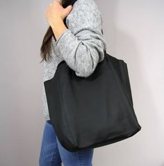 BLACK Shoulder bag, Large learher bag,  Black Slouchy Tote, Black Handbag for Women,  Soft Leather B Large Everyday Box Bag With Large Capacity, Square Leather Hobo Bag For Everyday Use, Leather Square Hobo Bag For Everyday, Leather Square Hobo Bag With Top Carry Handle, Square Leather Hobo Bag With Top Carry Handle, Black Square Box Bag For Everyday, Large Black Box Bag For Shopping, Large Modern Box Bag For Everyday, Large Leather Box Bag For Daily Use