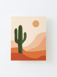 a cactus in the desert is featured on a card that says, you can't go anywhere