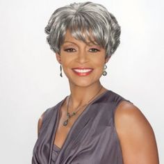 Foxy Silver Synthetic Wig - CHARLOTTE Silver Wigs, African American Wigs, Grey Wig, Wavy Style, High Quality Wigs, Synthetic Lace Wigs, Human Braiding Hair, Human Hair Lace Wigs, Full Wigs