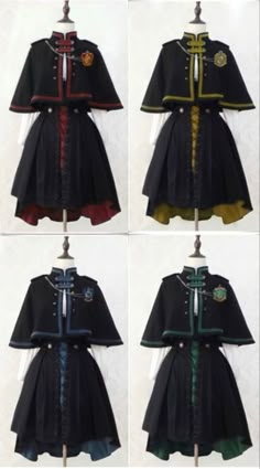 Hogwarts Dress Inspired Outfits, Hogwarts Uniform Design, Cute Hogwarts Uniform, Outfit Ideas Hogwarts, Harry Potter Inspired Dress, Harry Potter Vestidos, Hogwarts Uniform Redesign, Hogwarts Uniform Drawing, School Uniform Outfits Drawing