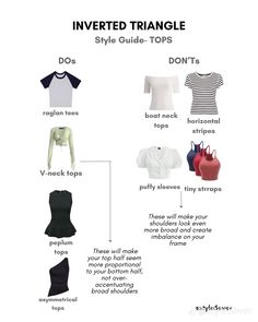 Fits For Inverted Triangle Body Shape, Fits For Inverted Triangle, Outfit Ideas For Triangle Body Shape, Invert Triangle Outfit, Outfit Ideas For Inverted Triangle Body Shape, Best Clothes For Inverted Triangle Shape, Introverted Triangle Body Outfit, Best Tops For Inverted Triangle Shape, Inverted Triangle Shoes