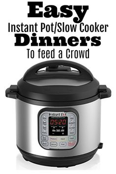 an instant pot with the words instant pot cooking differences