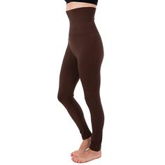 Kuda Moda Women's High Waist Tummy Control Winter Warm Fleece Lined Leggings Stay cozy and stylish with Kuda Moda Women's High Waist Tummy Control Winter Warm Fleece Lined Leggings. These full-length thermal pants feature a thick brushed interior that ensures maximum warmth and comfort. The footless design pairs perfectly with almost any type of shoes, making them a versatile addition to your winter wardrobe. Size: Plus XL/2XL.  Color: Brown.  Gender: female.  Age Group: adult. Thermal Leggings Beige Footed, Brown Fleece Leggings, Moisture-wicking Tight Full-length Leggings, Versatile Full-length Moisture-wicking Leggings, Tight High-waist Brown Leggings, Compression Top, Fleece Lined Leggings, Thermal Pants, Lined Leggings