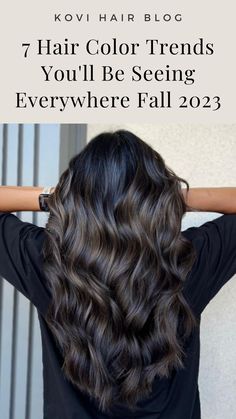 Fall Hair Color Trends 2023: Dimensional Black Hair, Cowboy Copper, Cherry Cola Hair Copper Cola Hair, Dimensional Black Hair, Cola Hair, Cherry Cola Hair, Cowboy Copper, Trending Hair, Tiktok Famous, New Hair Trends