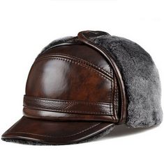 Winter Warm Ear Protection Pilot Hat Men Genuine Leather Army Falt Hat Details: Origin: Haining Zhejiang China Material:first quality cowhide,faux fur inside Size:Hat circumference: M(54-55)CM L(55-56)CM XL(57-58)CM XXL(59-60)CM XXXL(61-62)CM Conversion: 1 cm = 0.0394 inch, 1 inch=25.4cm Size informations Foot Bracelet, Leather Hat, Hat Men, Direct Selling, Hat Man, Ear Protection, Leather Cap, Men Winter, Cowhide Leather