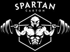 the logo for spartan carton, a bodybuilding and crossfit gym facility