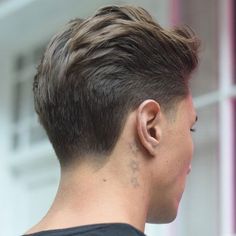 Tapered Back and Sides   Textured Top White Boy Haircuts, Head Hairstyles, Back Of Head, Mens Hairstyles Medium, Tapered Haircut, Mens Haircuts