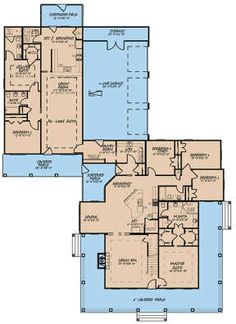 the floor plan for two story homes