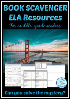 the book scavenger ela resources for middle - grade readers