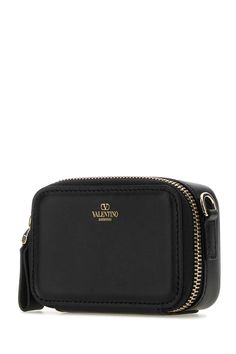 Black Leather Wallet from Valentino Garavani Valentino Wallet, Valentino Garavani Bag, Valentino Black, Mens Designer Shoes, Zegna Shoes, Black Leather Wallet, Saint Laurent Shoes, Luxury Accessories, Valentino Garavani