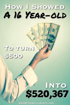 How I Showed a 16-Year-Old to Turn $500 into $520,367 Investing, Investing Tips, Investing Ideas #InvestingMoney Faire Son Budget, Savings Plan, Budgeting Money, Smart Money, Financial Tips, Money Matters, Investing Money, Budgeting Tips, Financial Advice