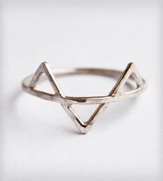 Silver Three Spikes Ring Bower Bird, Spike Ring, Shop Inspiration, Style Rock, Fun Jewelry, Inner Goddess, Put A Ring On It, Fashion Baby