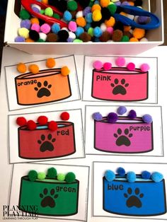 Pet Theme Fine Motor Activities, Dog Fine Motor Activities, Animal Language Activities Preschool, Pet Study Preschool, Pet Art Preschool, Pet Activities For Toddlers, Pets Preschool Activities, Pet Activities For Preschool, Preschool Pets Unit