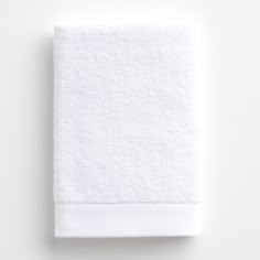 white towels folded on top of each other