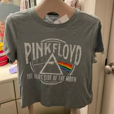 Nwt!! Pink Floyd T-Shirt From The Gap. Never Worn & Has Tags Attached. Brand Gap Color Light Greenish With Logo (See Pics) Size L Condition Brand New, Never Worn. Pet/Smoke Free Household Teen Graphic Tees, Side Tie Shirt, Pink Floyd T Shirt, Stretchy Tops, Dress Shirts For Women, Vintage Shorts, Black Linen, Pink Floyd, The Gap