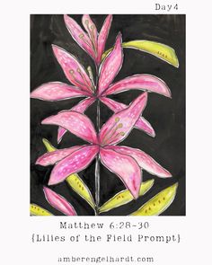 a pink flower on a black background with the words, mother 6 28 - 30