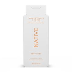 Native Body Wash | Toasted Vanilla & Honey Best Smelling Body Wash, Native Body Wash, Sunny Fall Day, Honey Body Wash, Vanilla Body Wash, Harvest Market, Vanilla Honey, Apple Notes, Lemon Coconut