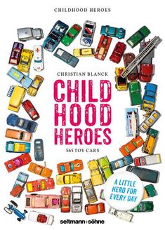 the children's book cover for childhood heros, with lots of cars