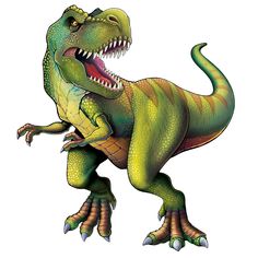 an image of a dinosaur with its mouth open