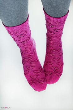 Do you love hearts as much as we do? Then you’ll love the Ewe Heart Socks because they’re covered in the sweetest eyelet lace hearts that mimic the heart in our logo. Knit toe-up these socks feature a Fleegle Heel (no-pickups!) and Fluffy Fingering merino by Ewe Ewe Yarns. Want to know more? Read more details about the Holiday Knitting Patterns, Lace Hearts, Knitting Pin, Heart Socks, Socks Pattern, Sock Knitting Patterns, Logo Knit, Lace Heart, Lace Socks