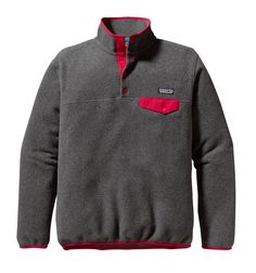 Our classic pullover made of 200-weight Synchilla® polyester (85% recycled) fleece has Supplex® nylon reinforcement on the collar and provides everyday warmth and comfort Line Shopping, Patagonia, Quarter Zip, Sweaters & Cardigans, Athletic Jacket, Collar, How To Wear