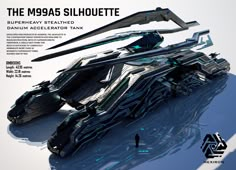 a futuristic vehicle is shown in this advertisement