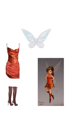 an image of a fairy costume and boots