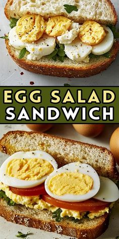 Easy Egg Salad Sandwich, Egg Salad Recipes, Creamy Egg Salad, Classic Egg Salad Sandwich, Salad Sandwich Recipe, Egg Salad Sandwich Recipe, Egg Salad Sandwich, Easy Egg Salad, Classic Egg Salad