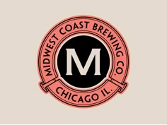 the logo for midwest coast brewing, which is located on chicago's east side