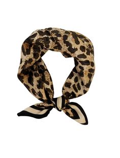 Introducing our luxurious 100% Mulberry Silk Scarf: Elevate Your Style with Timeless Elegance Indulge in the luxurious feel of our leopard mulberry silk scarf. The leopard print adds a touch of wild elegance, perfect for any outfit.  The soft, lustrous silk drapes gracefully, catching the light with a subtle sheen that adds sophistication to any outfits. The contrasting colors create a striking yet versatile accessory, perfect for both formal and casual occasions.  Whether worn draped over the s Trendy Brown Scarves For Gifts, Silk Drapes, Silk Bandana, Leopard Print Scarf, Scarf Women, Mulberry Silk, Head Scarf, Silk Scarf, Womens Scarves