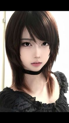 Fatal Frame Hairstyle, Fatal Frame Haircut, Fatal Frame Cosplay, Haircut Y2k, Fatale Frame, Fatal Frame Yuri, Hairstyles Reference, Haircut Asian, Long Short Hair