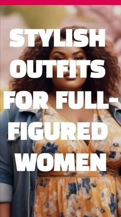 Overweighted Outfits Woman, Outfit Ideas For Chubby Ladies, Full Figured Fashion For Women, Big Belly Outfits Plus Size, Plus Outfit Ideas, Figure Fashion, How To Look Expensive, Fun Clothes, Curvy Fashionista