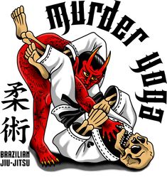 an image of a person doing karate with the word mullet on it's back