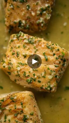 341K views · 18K reactions | If you’re ever stuck for ideas on how to serve fish for a quick and easy dinner, this recipe is a no-brainer. Hope you love it! Chris xx

GARLIC BUTTER COD | Serves 4

INGREDIENTS

➡️COD:
4x 120-150g/4-5oz boneless skinless Cod Fillets
35g / 1/4 cup Plain Flour
1 tsp EACH: Salt, Garlic Powder
1/2 tsp Black Pepper
1 tbsp Olive Oil 1 tbsp / 15g Unsalted Butter
➡️SAUCE:
2 cloves of Garlic, finely diced
120ml / 1/2 cup Vegetable Stock
5 tbsp / 75g Unsalted Butter, diced into chunks
1 tbsp finely diced Fresh Parsley
1 Lemon, divided into 4 to serve (don’t skip this!)

METHOD

1️⃣In a large shallow dish combine the flour, salt & pepper. Use kitchen roll to gently pat the cod dry & remove excess moisture. Take a piece of cod, coat it in the seasoned flour then give a Garlic Butter Cod, Butter Cod, Cod Fillets, Organic Cooking, Fish Dinner Recipes, Diy Cooking, Cod Recipes, Quick And Easy Dinner, Fish Dinner