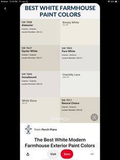 the best white modern paint colors for your home and office in one color scheme,